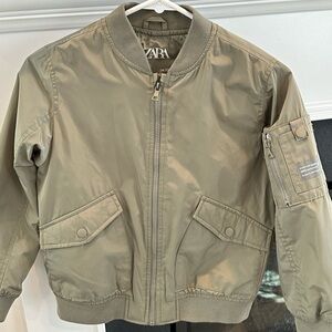 Zara camo green jacket